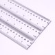 thumbnail image 2 of Paquete de regla de plástico, regla recta, herramienta de medición de plástico para estudiantes, escuela, oficina, transparente, 60cm JM, 2 of 5