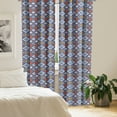 thumbnail image 2 of Ambesonne Tribal Curtains, Mexican Traditional Art, Pair of 28"x84", Multicolor, 2 of 5