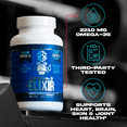 thumbnail image 4 of Gorilla Mind Omega-3 Elixir Premium Fish Oil with EPA and DHA, 60 Softgels, 4 of 5