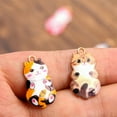 thumbnail image 4 of 6Pcs Cats Stitching Marker Charm Metal Stitching Marker Charm with Lobster Clasps for Knitting Weaving Jewelry, 4 of 7