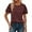 Red, variant on ChoXxx Women's Fashionable Casual Solid V Neck Short Sleeve T Shirt Beige M