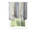 thumbnail image 3 of Achim Ombre Rod Pocket Light Filtering Curtain Tie Up Shade, Grey, 50" x 63", 3 of 5