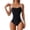 White, variant on Staron Women's Swimsuit One Piece Double Strap Pleated Beach Vacation Casual Swimwear, Green L