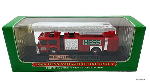 1999 hess miniature fire truck worth