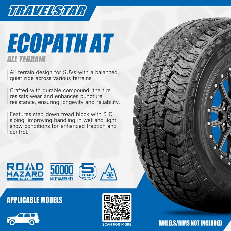 Travelstar Upgrade Ecopath AT P285/70R17 117T 3PMSF All Terrain