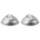thumbnail image 1 of 2X Accesorios para Plancha Cubierta de Cúpula de Acero Inoxidable para Derretir Queso, Resistente, para Hamburguesas Aplastadas, 9 Pulgadas de, 1 of 1