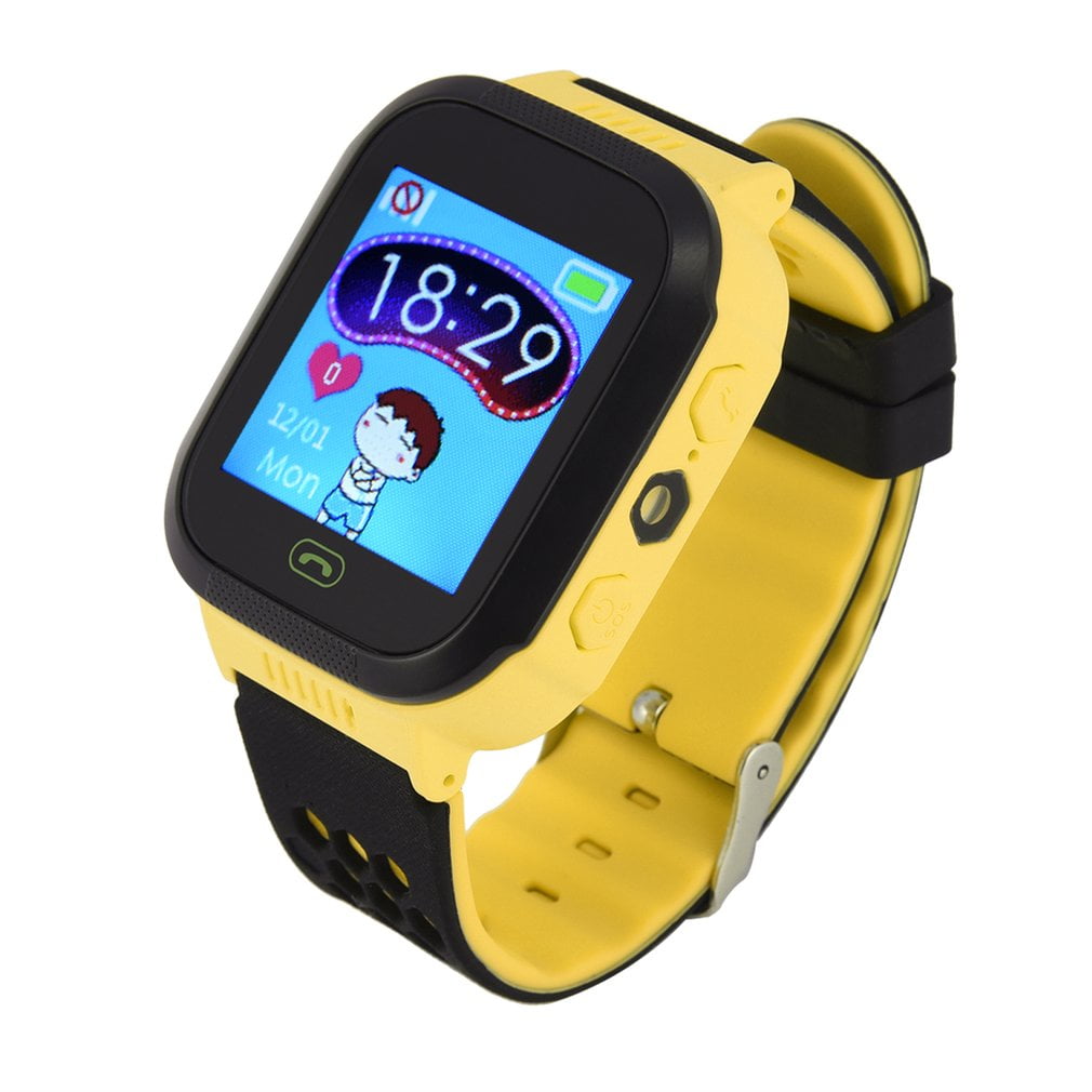 Children Smart Watch GPRS Base Station Positioning Touch Screen SOS Emergency Alarm Phone Book Wechat Kids Wristwatch by