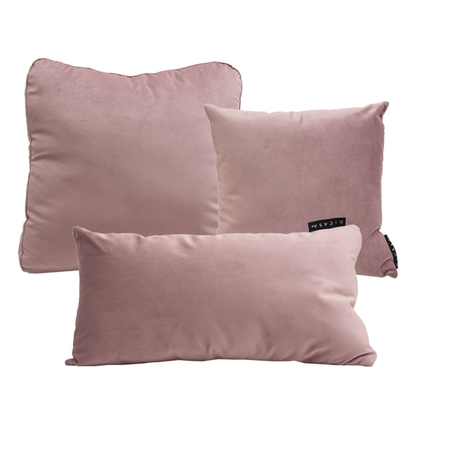 Set de 3 Cojínes Decorativos (1 Cuadrado Ch + 1 Cuadrado Gde + 1 Rectangular) DICASA Dante