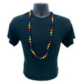 thumbnail image 3 of 38" Acrylic Rainbow 12mm Bead Necklace (Each), 3 of 3