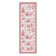 thumbnail image 7 of KUETH 2'x7' Christmas Machine Washable Runner Rug, Non-Slip Rugs for Kitchen, Hallway, Corridor and Entryway, Beige, 7 of 7
