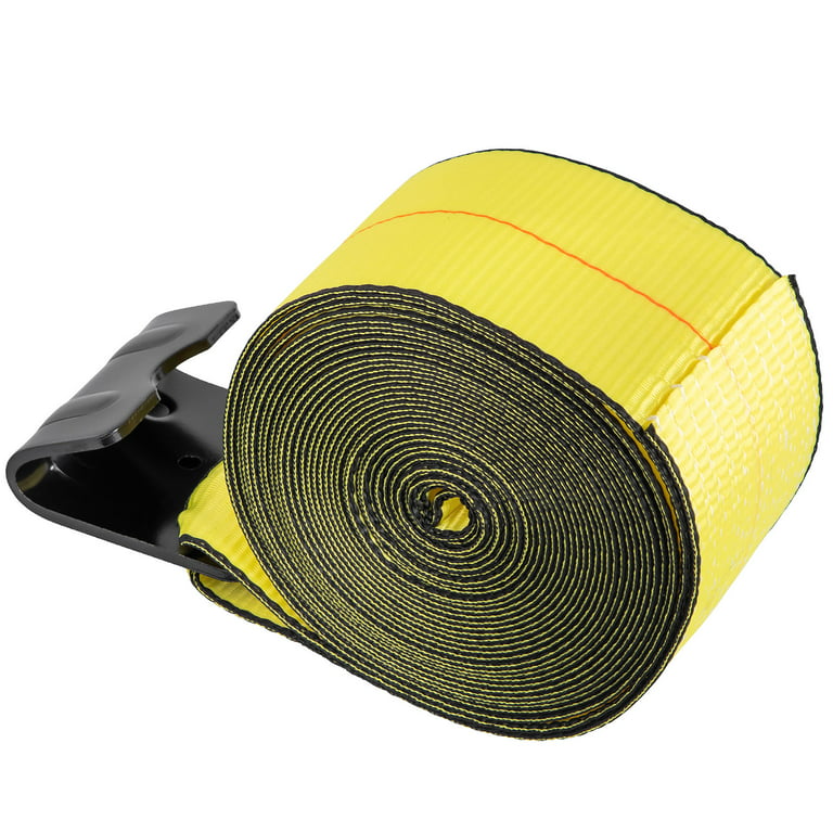 VEVOR Truck Straps 4 X30 Flatbed Straps Tie Down 15400lbs Load Capacity Yellow 10 Pack HSJDPGB4X3010565OV0