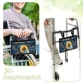 thumbnail image 3 of Jiueut Marblr Print Wheelchair Armrest Side Hanging Storage Bag Wheelchair Pouches with Pockets for Women Electric Wheelchair Bags to Hang on Side Bag for Wheelchair, 3 of 7