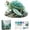 #B Turtle, variant on Mythical Ocean DIY Bead Kit for Beginners, 3D Beaded Animal Making Kit with Instructions, Underwater Creature Craft Set