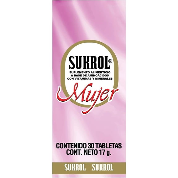 Sukrol mujer 30 tabletas