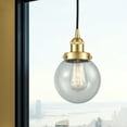 thumbnail image 2 of 616-1PH-SN-G204-6 Innovations Lighting Beacon - 1 Light Mini Pendant In Industrial Style-9.5 Inches Tall and 6 Inches Wide-Brushed Satin Nickel, 2 of 7
