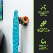 HIDEit Vstake Vertical Skateboard Wall Mount