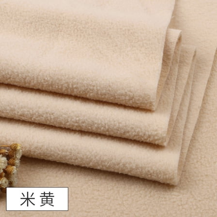 XmhyTop-A 100x160cm Polar Fleece Fabric for DIY Sewing, Blankets, Clothing & Home Decor Projects,1 Piece,Beige