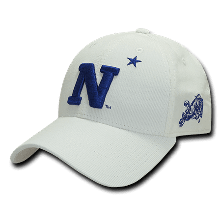NCAA USNA United States Naval Academy Structured Corduroy Baseball Caps Hats
