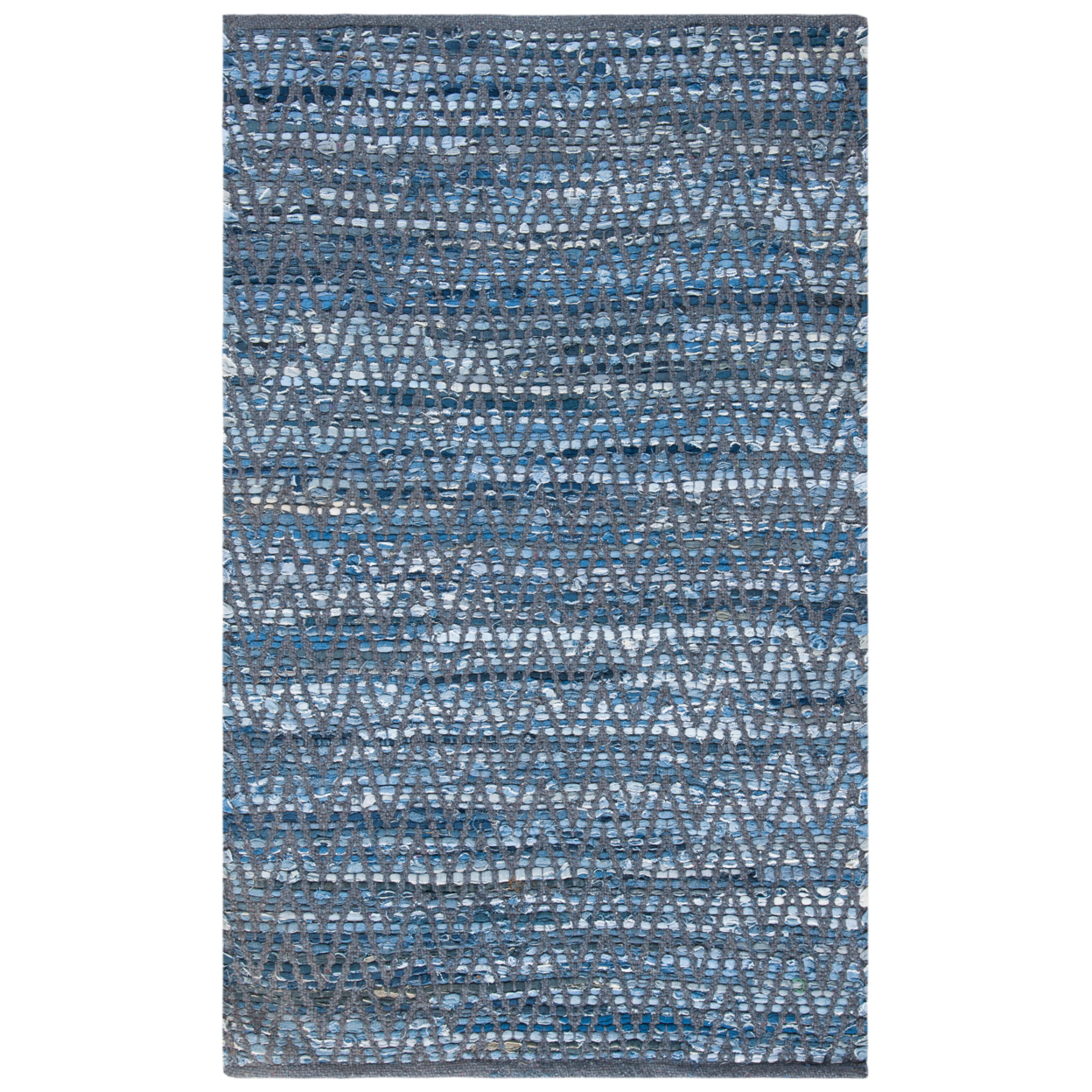 SAFAVIEH Montauk Zahara Geometric Area Rug, Blue, 8' x 10'
