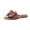 Pink, variant on GERsome Women's Flat Slide Sandals Suede Bowknot Flip-flops Flat Beach Slippers