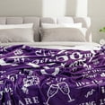 thumbnail image 4 of 50th Birthday Gifts for Women/Her/Him Throw Blanket Happy 50th Birthday Gifts Blanket Super Soft Flannel Throw Blanket Best Birthday Gifts Ideas Blanket Birthday Decorations 50"x 60", 4 of 6