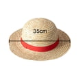 thumbnail image 3 of One Piece Straw Hat, Luffy Straw Hat with String One Piece Hat Sun Hat for Adult Kids Cosplay Props, 3 of 7