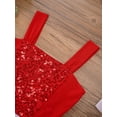 thumbnail image 5 of Zaldita Girls Miss Santa Ice Skating Dance Costume Sleeveless Gymnastics Leotard Tutu Dress Red 16, 5 of 7