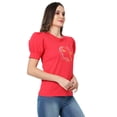 thumbnail image 2 of Red Printed Top, 2 of 7