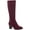 Burgundy, variant on GIANI BERNINI Womens Burgundy Slip Resistant Goring Adonnys Round Toe Block Heel Zip-Up Heeled Boots 8 M