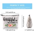 thumbnail image 2 of Bible Makeup Bag Scripture Makeup Bag He Calls Me Beautiful One Cosmetic Bag for Best Friend Sister, 2 of 5