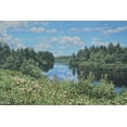 thumbnail image 2 of Adamov, Alexey 14x11 Black Ornate Wood Framed with Double Matting Museum Art Print Titled - Landscape, 2 of 4
