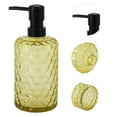 thumbnail image 5 of Unique Bargains 1 Pc Simple Cylindrical Soap Pump Dispenser for Bathroom 500ml Yellow Black, 5 of 6