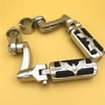 thumbnail image 5 of HTT-MOTOR Chrome 360 Adjustable Peg Mounting Kit Eagle Hawk Style Footrest For Yamaha V-STAR Roadstar Suzuki Boulevard Equipped with 1 inch (1")25mm Front Engine Guard Frame Tube, 5 of 6