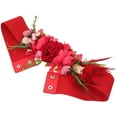 thumbnail image 3 of WASHWEPE Women Waist Band Red Fabric 1Pack 28.9x3.1x1.2In, 3 of 6
