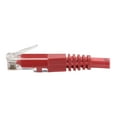 thumbnail image 4 of Eaton Tripp Lite Series Cat6 Gigabit Molded (UTP) Ethernet Cable (RJ45 M/M), PoE, Red, 50 ft. (15.24 m) - Patch cable - RJ-45 (M) to RJ-45 (M) - 50 ft - UTP - CAT 6 - IEEE 802.3ab/IEEE 802.5 - molded, solid - red, 4 of 6
