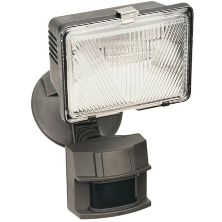 Bronze Wound Extra Light - Heathco HZ-5525-BZ 1 Bulb 250 Watt Bronze Halogen Motion Flood Light