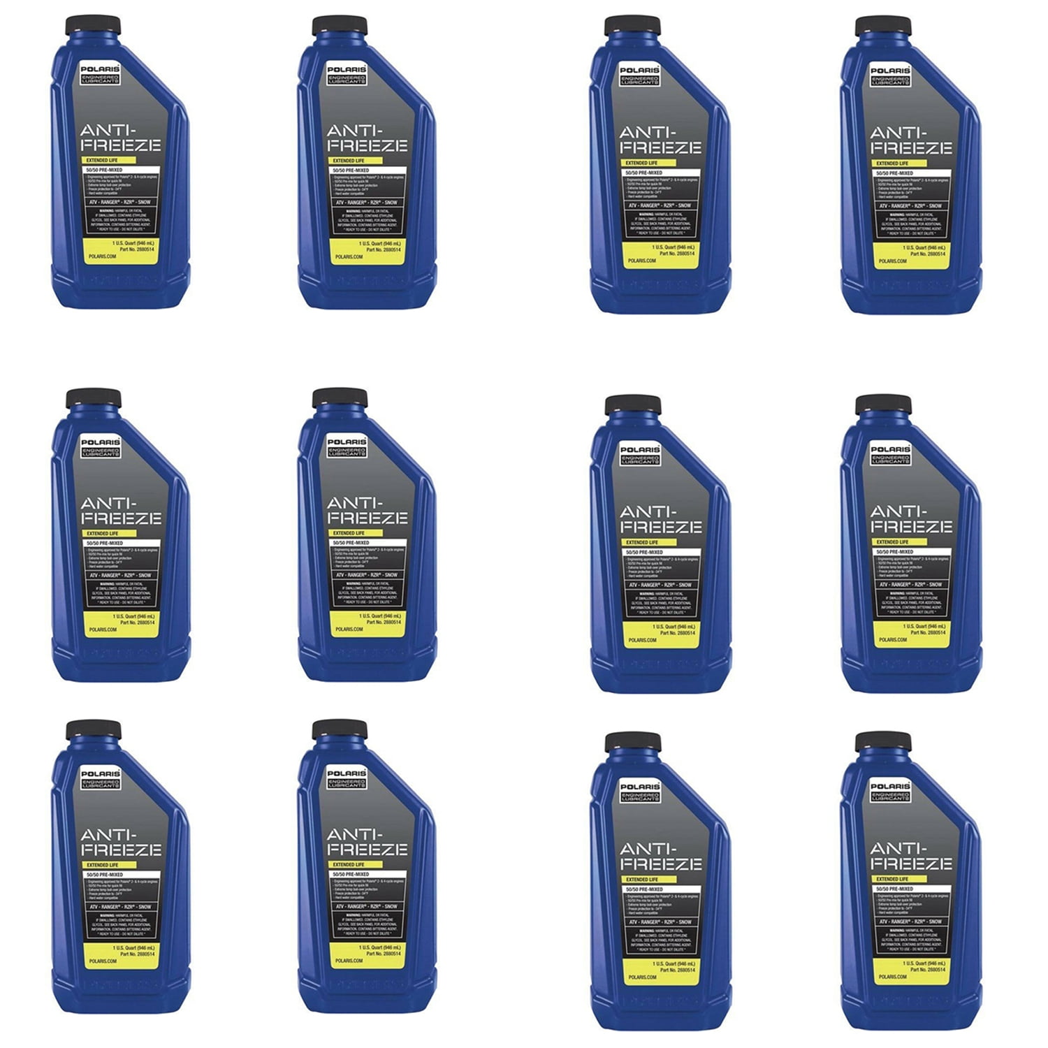 Polaris New OEM Antifreeze Coolant, 2880514x12