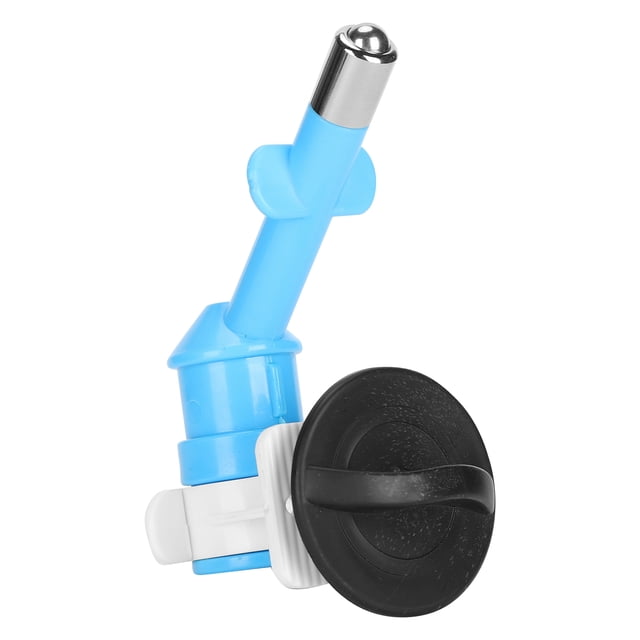 Distributeur d'Eau pour Animaux, Conception à Bouche Filetée Durable Suspendue pour Alimentation en Eau Jaune, Bleu