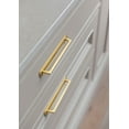 thumbnail image 4 of Goo-Ki 7.6''(192mm) Hole Centers Brushed Gold Cabinet Drawer Pulls with Backplate, Zinc Alloy Luxury Cabinet Handles for Dresser,Wardrobe,Cupboard,Cabinet Hardware,2 Pack, 4 of 7