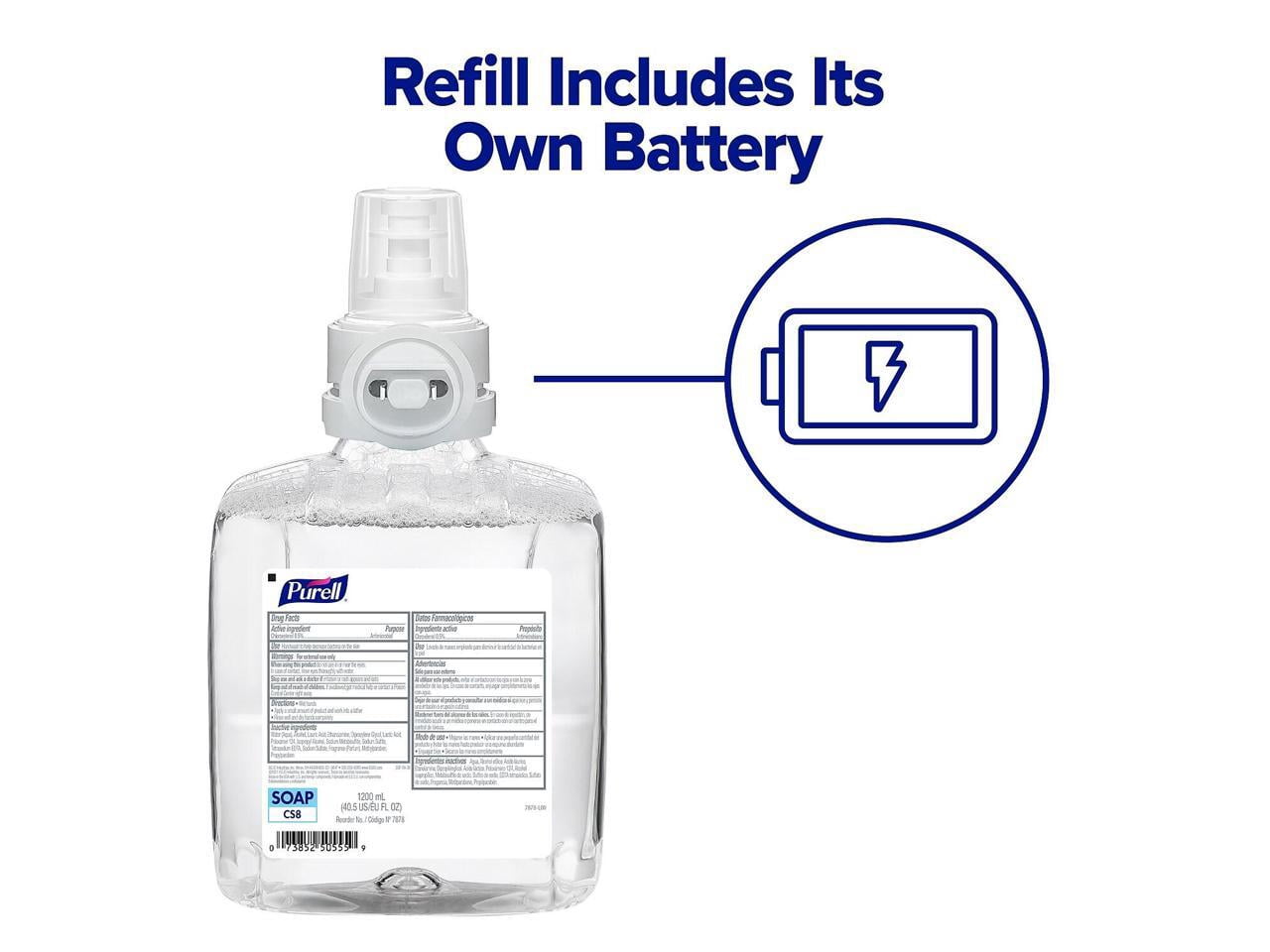 Purell CS8 Automatic Hand Sanitizer Dispenser 1200 mL. Graphite (7824-01)