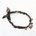 thumbnail image 5 of Unique Bargains 1 Pc Durable Scarf Necklace with Charm Adjustable Tie Statement Choker for Women Black Brown, 5 of 5