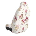 thumbnail image 2 of Balery Floral Mushroom Pattern Car Seat Cover - Soft & Breathable Front Premium Covers with Non-Slip Protector Fits Most Automotive, Vans, SUVs, Trucks - 1 Unit, 2 of 5