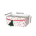 thumbnail image 2 of Wadada Christmas Storage Bin Collapsible Large Christmas Storage Baskets for Gifts Empty Candy Holiday Decor Canvas Laundry Basket Foldable Storage Box for Office Home Bedroom Clothes, 2 of 6