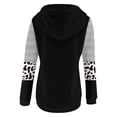 thumbnail image 4 of Pntutb moda mujer manga larga otoño camiseta impresión bolsillos con capucha blusa tops Pntutb Pntutb-4161, 4 of 5