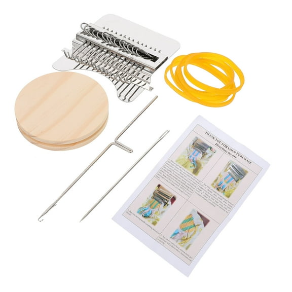 Milisten 1Set DIY Wooden Weaving for Clothing Mending with Assorted Colors