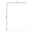 thumbnail image 2 of White Suede 7x10 Uncut Art Mat Board - No Opening - 10 Mats, 2 of 7