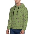 thumbnail image 3 of Fotbe Men's Hoodie with Mallard Duck Pattern - Kangaroo Pocket Pullover Hooded Sweatshirt, Perfect for Daily Wear, Travel, and Home-Medium, 3 of 7