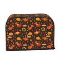 thumbnail image 2 of Gaeub Thanksgiving Turkey Print 2 Slice Toaster Cover, Toaster Bags,Small Appliance Toaster Cover for Kitchen,Toaster Oven Dustproof Cover, 2 of 7