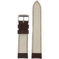 thumbnail image 2 of 18mm Watch Band Dark Brown Genuine Leather Crocodile Grain, 2 of 2