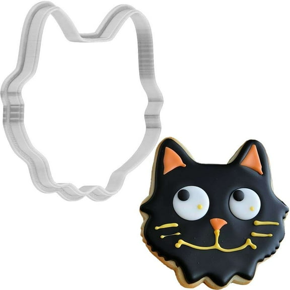 Halloween Black Cat Cookie Cutter 4 Inch Made in USA by WONDERTORY